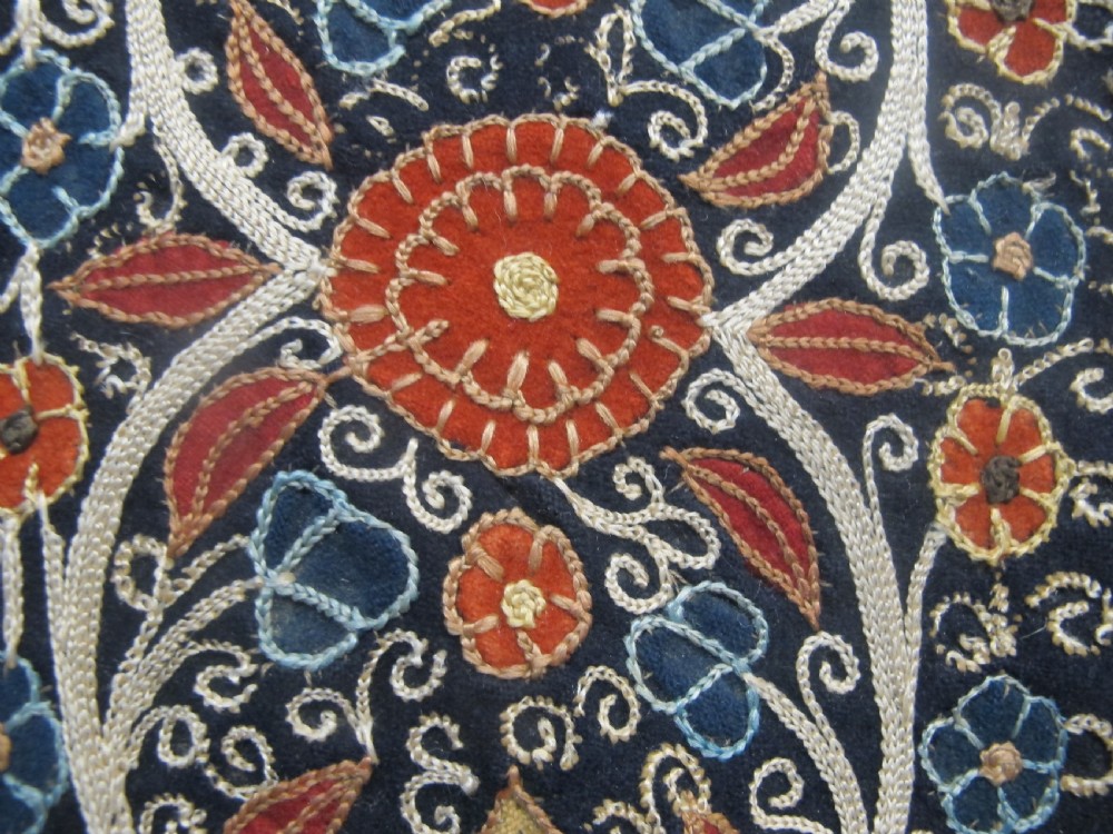 Fine Persian Embroidered Cover, Circa 1850, 1.80m x 1.37. (71