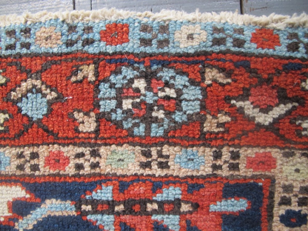 Cute 19th Century Persian Karaja Rug, 1.36m x 1.07m View IV