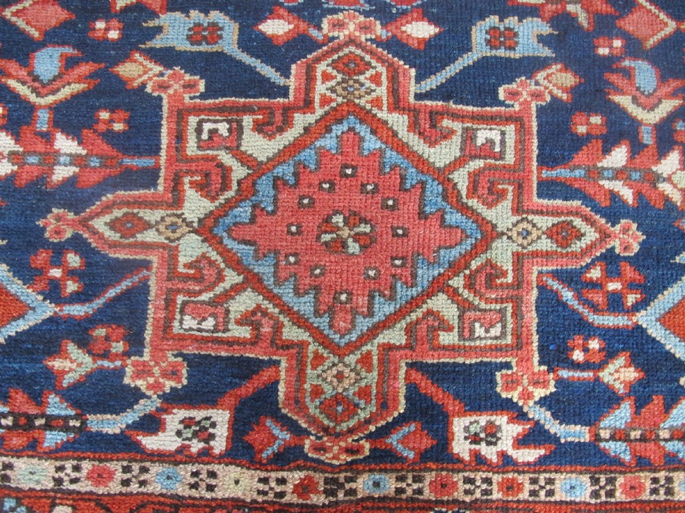 Cute 19th Century Persian Karaja Rug, 1.36m x 1.07m View VI