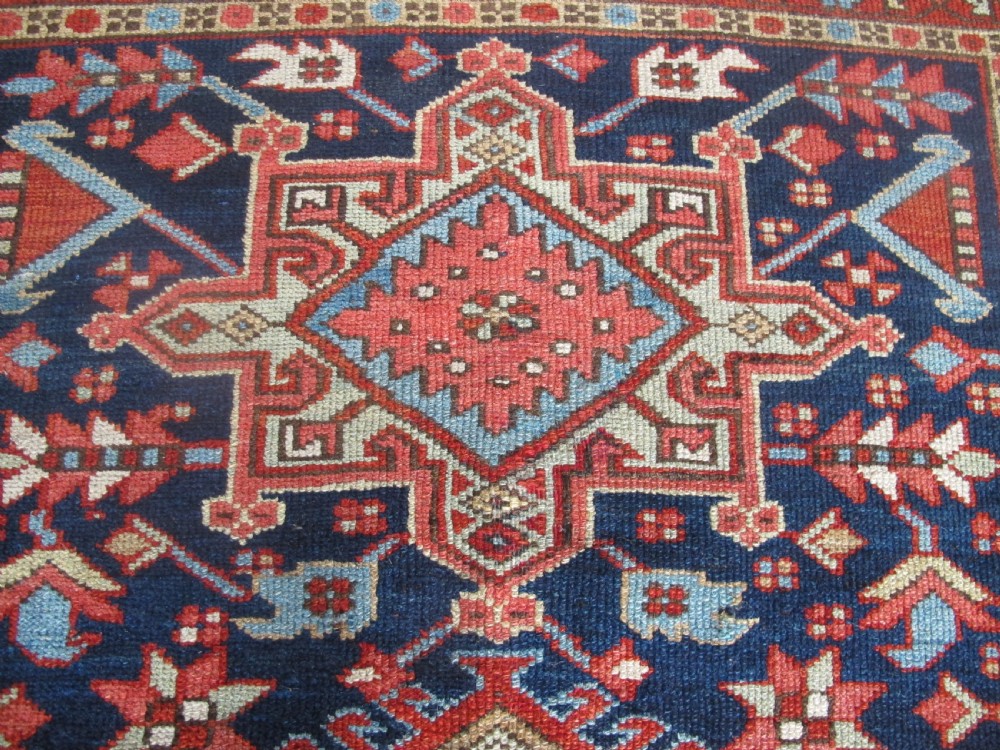 Cute 19th Century Persian Karaja Rug, 1.36m x 1.07m View VIII