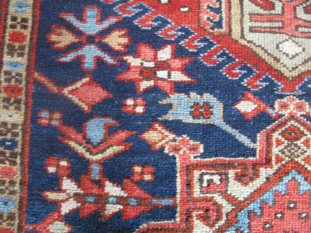 Cute 19th Century Persian Karaja Rug, 1.36m x 1.07m View X