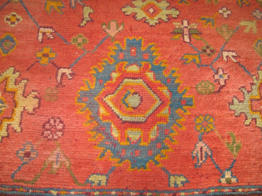 Highly Decorative Oushak Carpet, Turkey, Circa 1880, 4.68m x 3.43m View III
