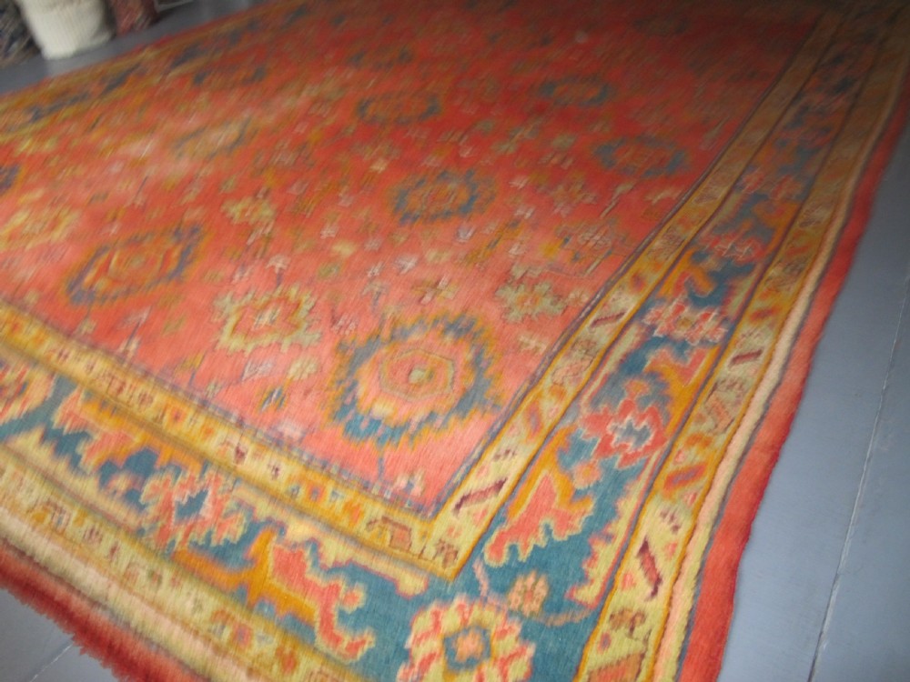 Highly Decorative Oushak Carpet, Turkey, Circa 1880, 4.68m x 3.43m View VI