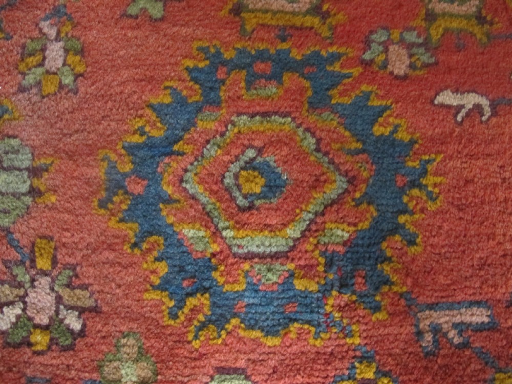 Highly Decorative Oushak Carpet, Turkey, Circa 1880, 4.68m x 3.43m View VIII