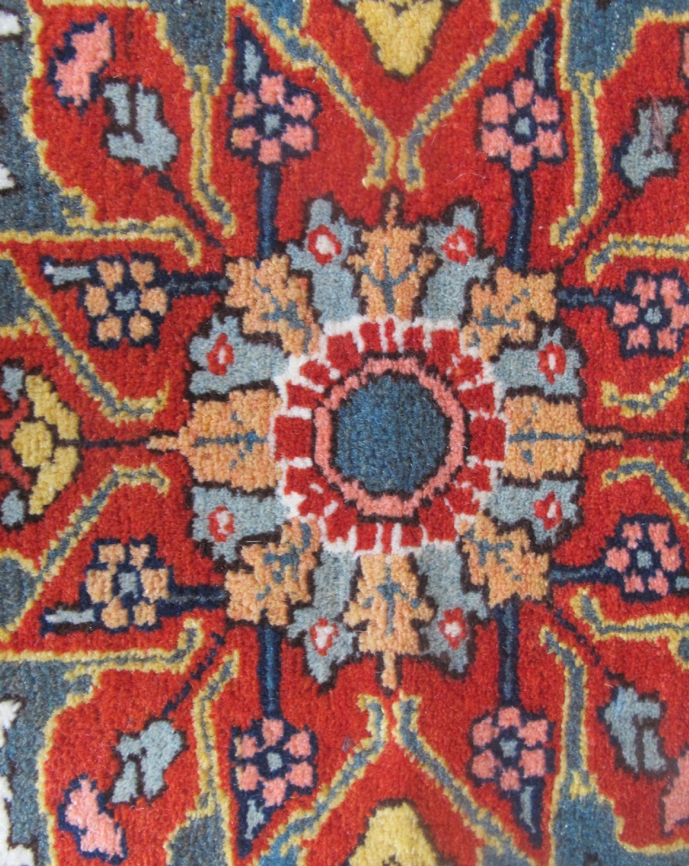 Charming Persian Village Rug, Circa 1900, 98cm x 80cm (39
