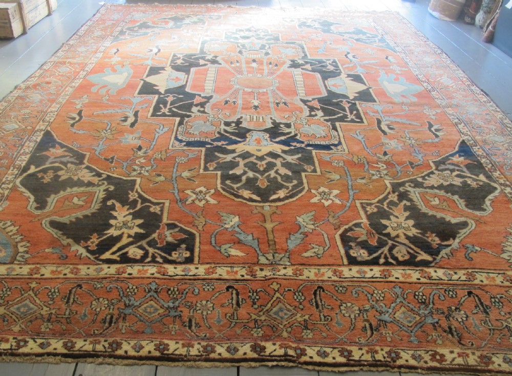 Striking North-West Persian Carpet, Circa 1890, 4.40m x 3.32m