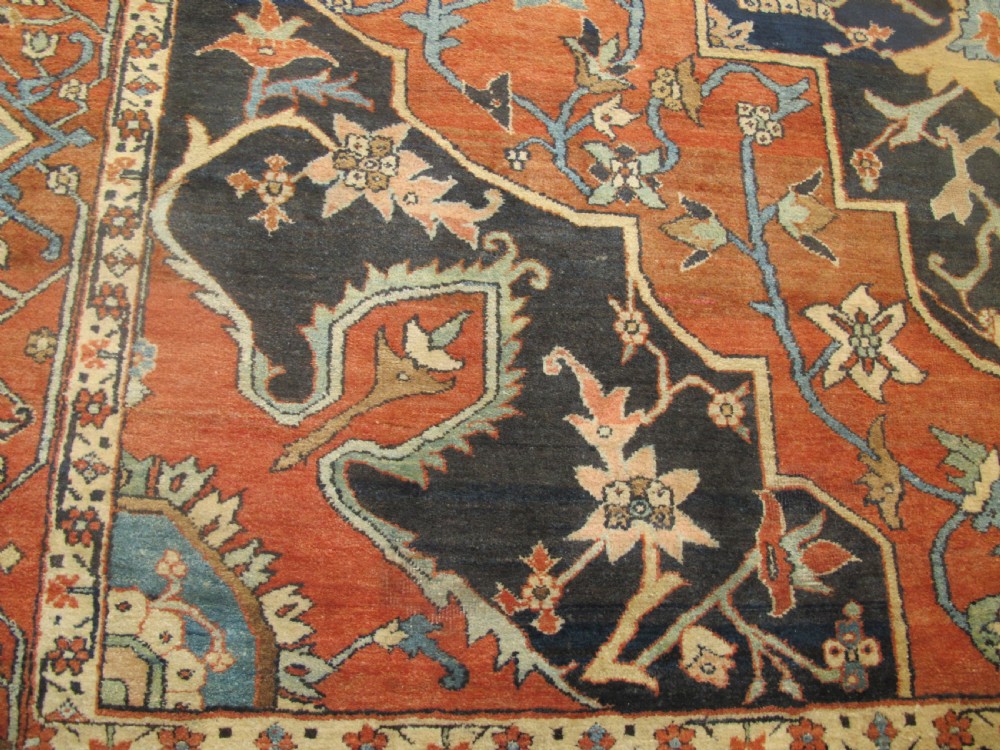 Striking North-West Persian Carpet, Circa 1890, 4.40m x 3.32m View IX