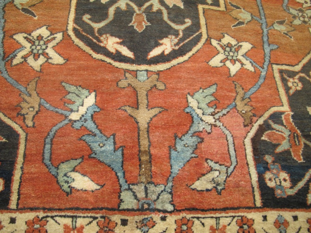 Striking North-West Persian Carpet, Circa 1890, 4.40m x 3.32m View X