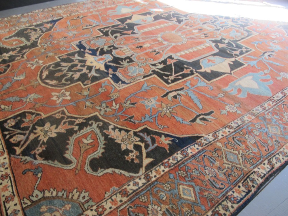 Striking North-West Persian Carpet, Circa 1890, 4.40m x 3.32m View XII