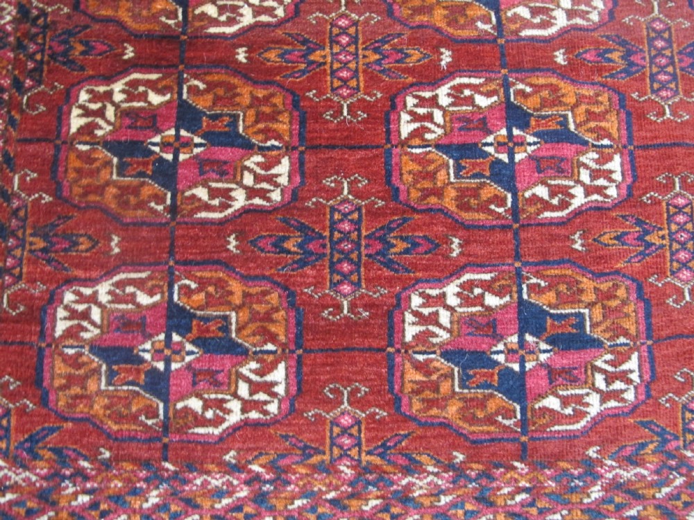 Fine Antique Tekke Bokhara Rug in an Interesting Size 2.00m x 1.10m View II