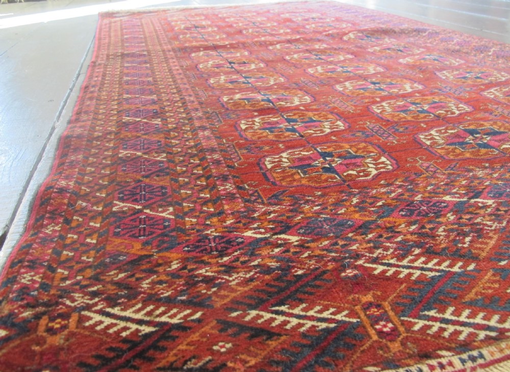 Fine Antique Tekke Bokhara Rug in an Interesting Size 2.00m x 1.10m View V