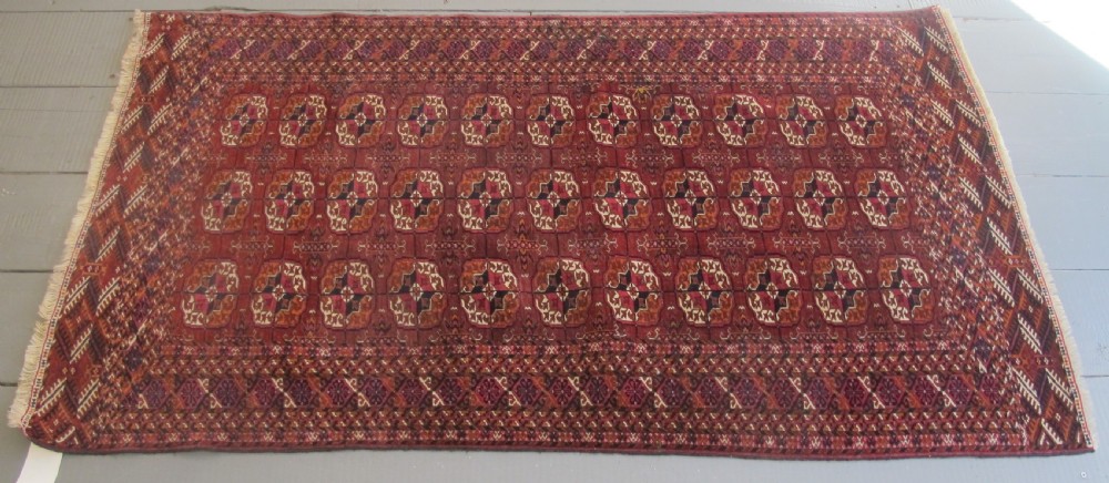 Fine Antique Tekke Bokhara Rug in an Interesting Size 2.00m x 1.10m View XI