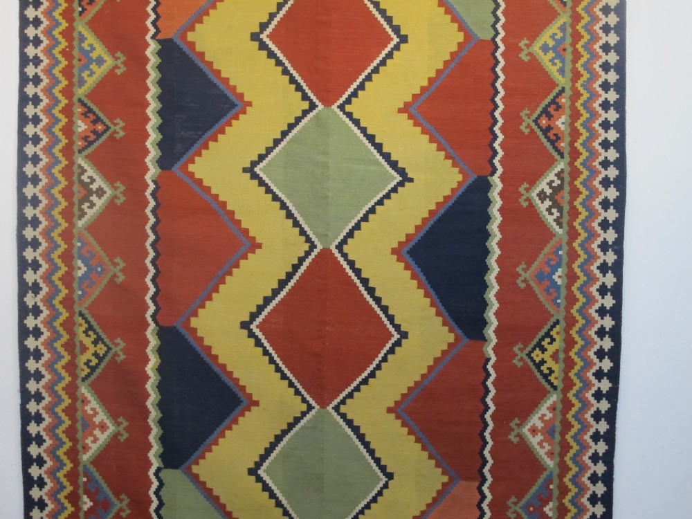 Fine South-West Persian Kilim, Circa 1900, 2.50m x 1.49m View II