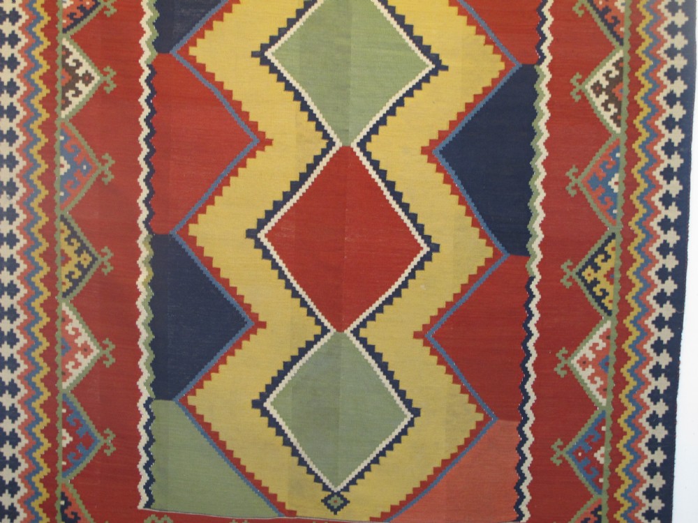 Fine South-West Persian Kilim, Circa 1900, 2.50m x 1.49m View IV