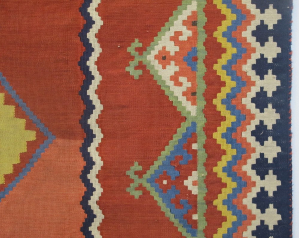 Fine South-West Persian Kilim, Circa 1900, 2.50m x 1.49m View V