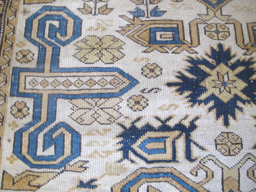 Fine Caucasian Rug, Circa 1900, 1.48m x 1.17m View IV