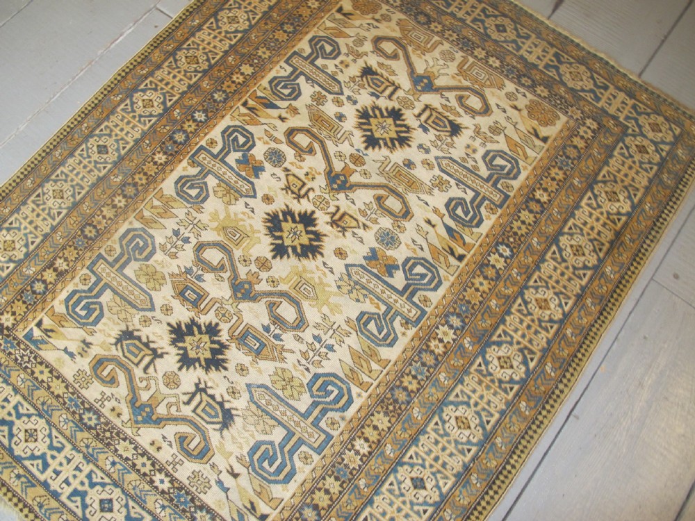 Fine Caucasian Rug, Circa 1900, 1.48m x 1.17m View IX