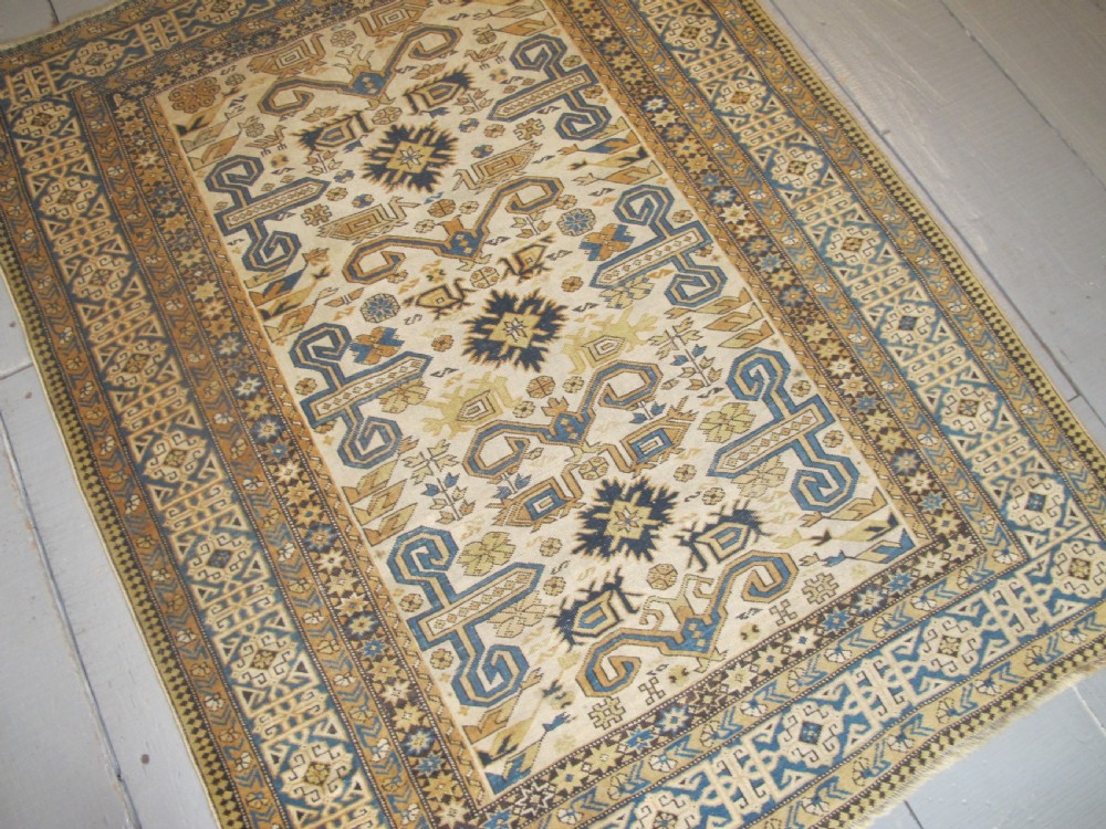 Fine Caucasian Rug, Circa 1900, 1.48m x 1.17m View X