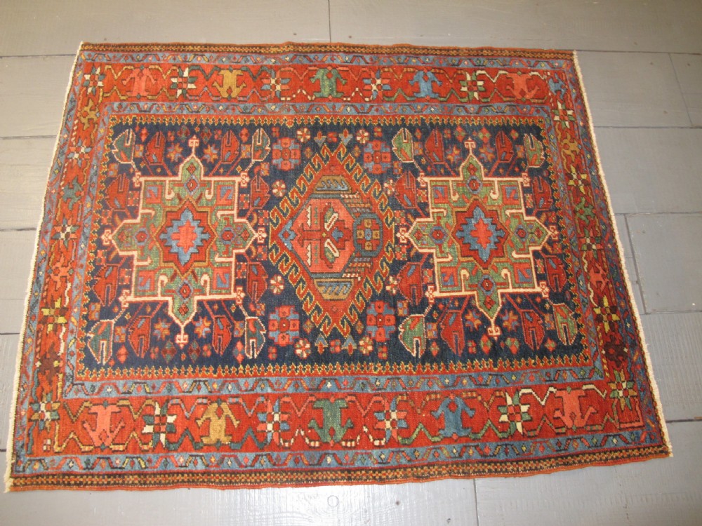 Exceptional Small Heriz Rug, Circa 1880, 1.37m x 1.10m (54' x 44')