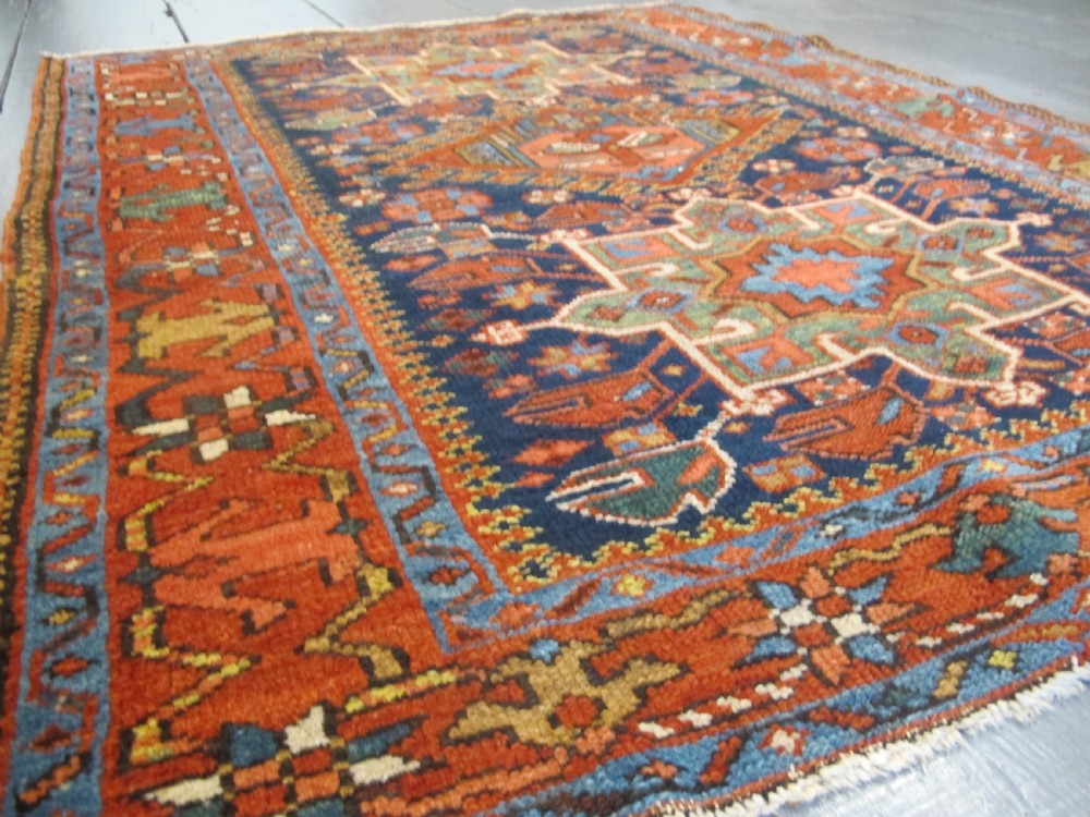 Exceptional Small Heriz Rug, Circa 1880, 1.37m x 1.10m (54' x 44') View V