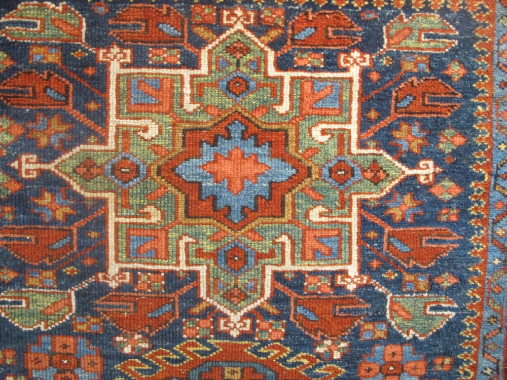 Exceptional Small Heriz Rug, Circa 1880, 1.37m x 1.10m (54' x 44') View VII