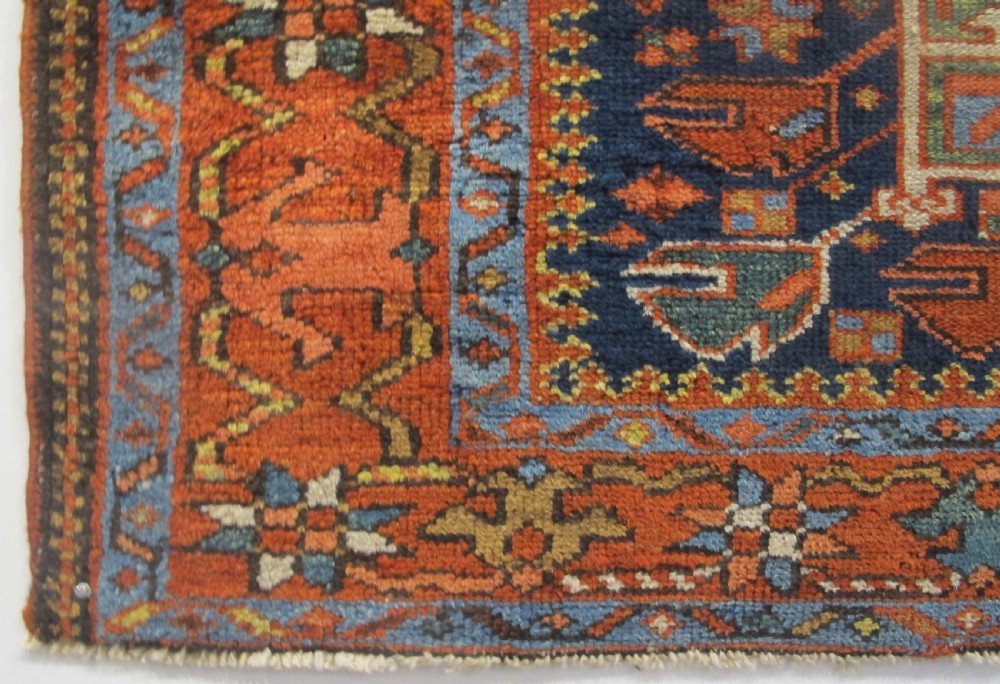 Exceptional Small Heriz Rug, Circa 1880, 1.37m x 1.10m (54' x 44') View IX