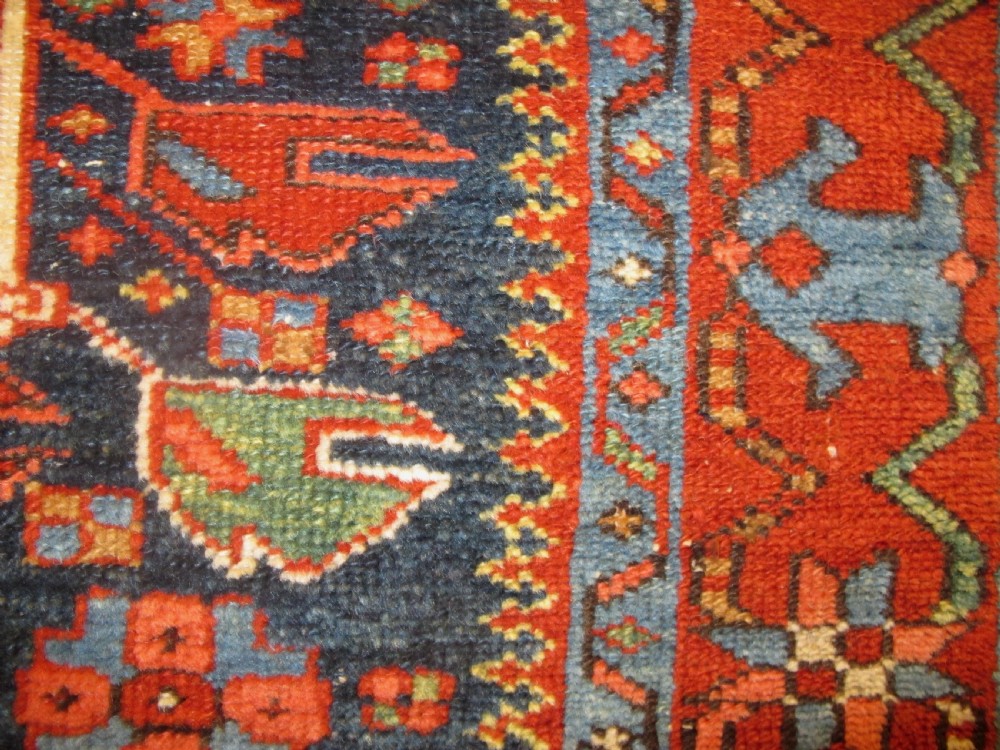 Exceptional Small Heriz Rug, Circa 1880, 1.37m x 1.10m (54' x 44') View XI
