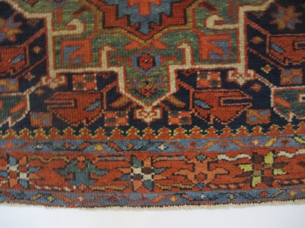 Exceptional Small Heriz Rug, Circa 1880, 1.37m x 1.10m (54' x 44') View XIII