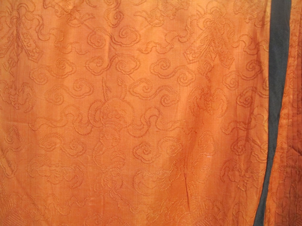 Fine Silk Embroidered and Appliqued Chinese Skirt View VI