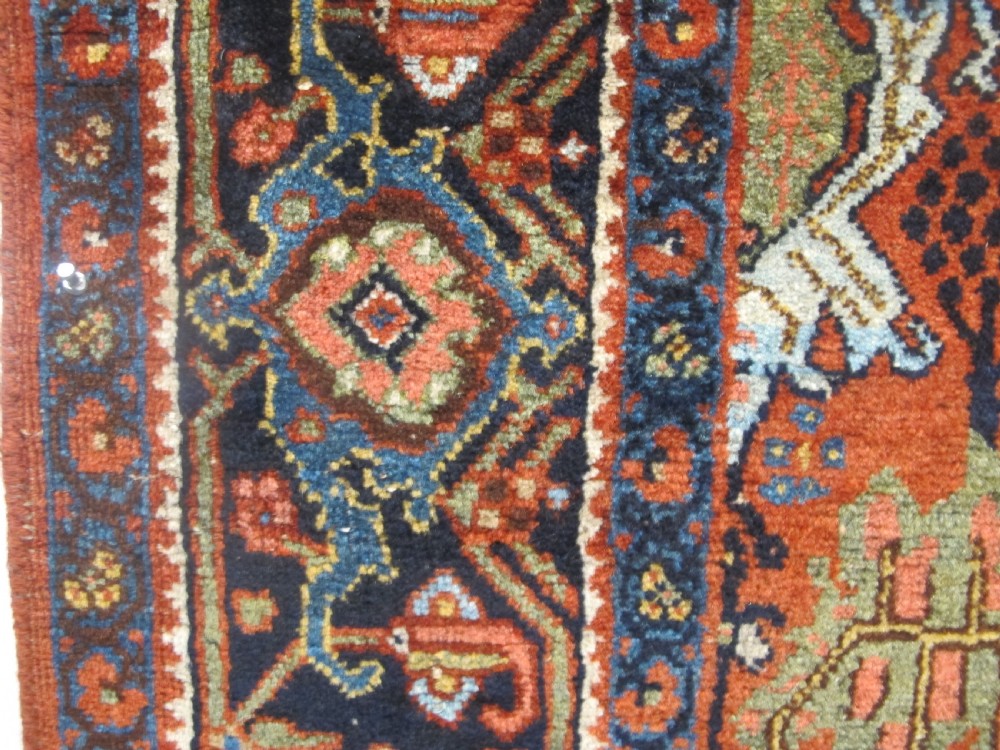 Kurdish Rug With Lions, Circa 1880, 2.12m x 1.10m (84' x 42') View VI