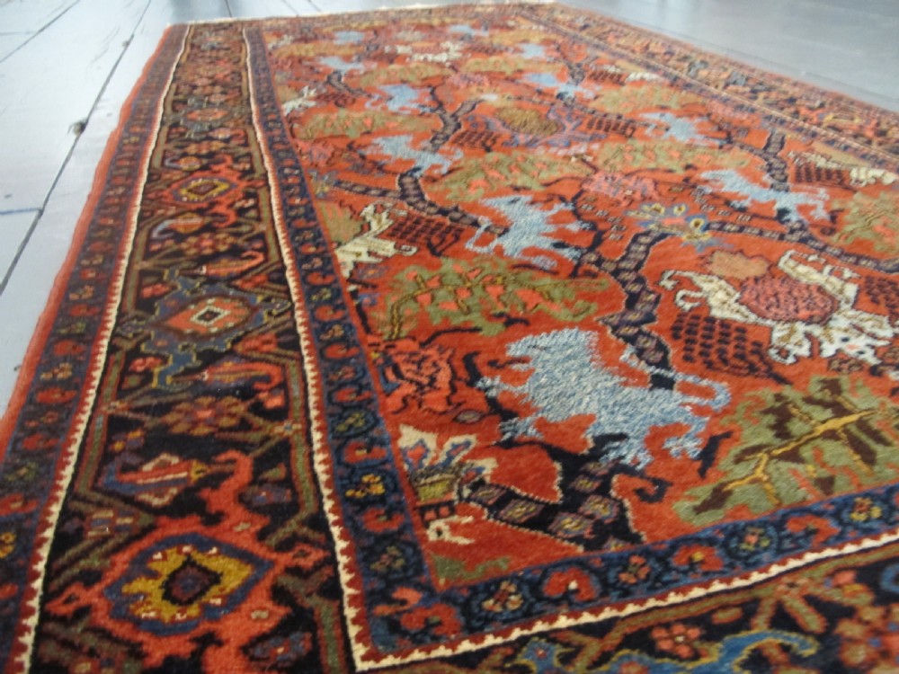 Kurdish Rug With Lions, Circa 1880, 2.12m x 1.10m (84' x 42') View IX