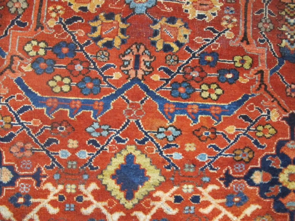 Persian Mahal Carpet, Circa 1900, 3.67m x 2.72m (12' x 9') View VI