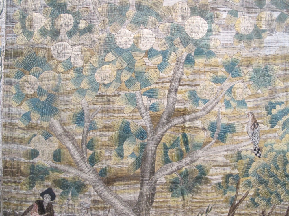 Rare Italian Floss Silk Tapestry, circa 1680, 2.06m x 2.51m View VII