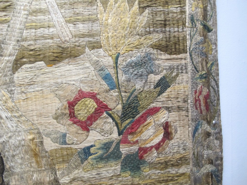 Rare Italian Floss Silk Tapestry, circa 1680, 2.06m x 2.51m View XI