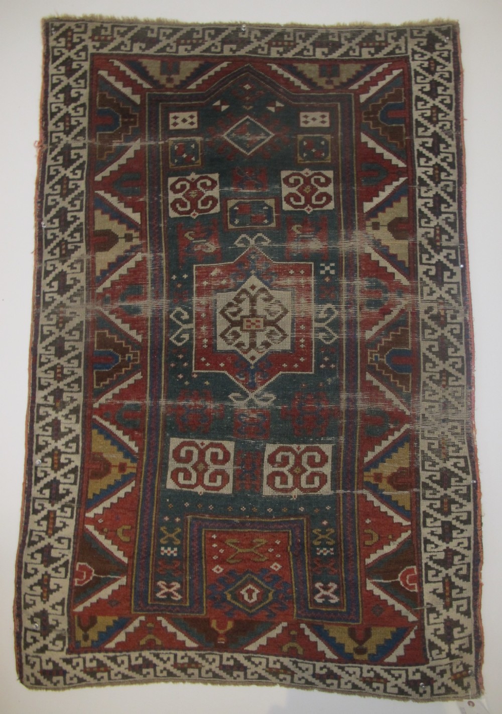 Early Caucasian Rug, Circa 1870, 1.36m x 0.91m (4'5 x 3')