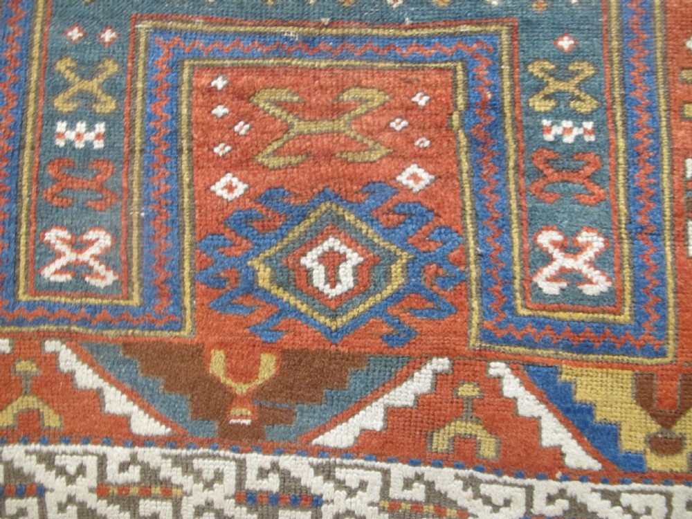 Early Caucasian Rug, Circa 1870, 1.36m x 0.91m (4'5 x 3') View IV