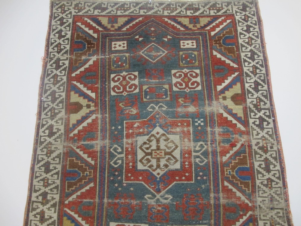 Early Caucasian Rug, Circa 1870, 1.36m x 0.91m (4'5 x 3') View XII