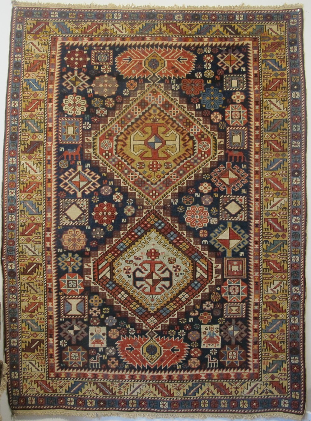 Exceptional Karagashli Shirvan Rug, Circa 1880 1.50m x 1.15m (59