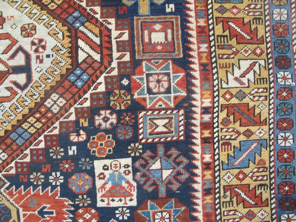 Exceptional Karagashli Shirvan Rug, Circa 1880 1.50m x 1.15m (59