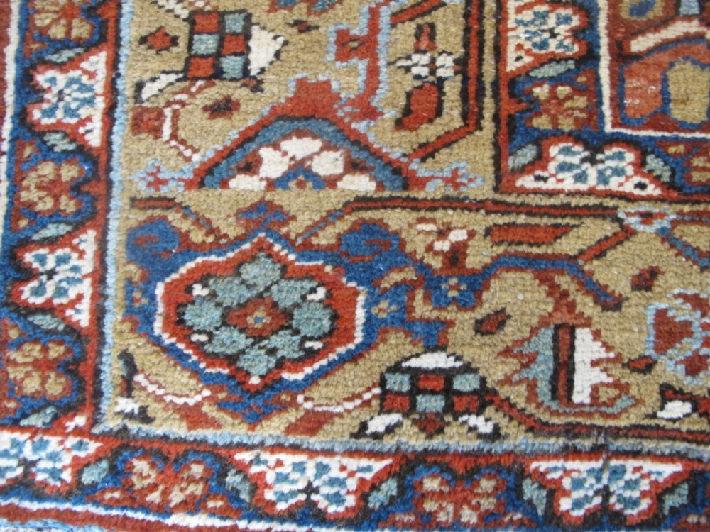 Very Unusual Heriz Carpet, Circa 1890, 3.48m  x2.52m (11'4