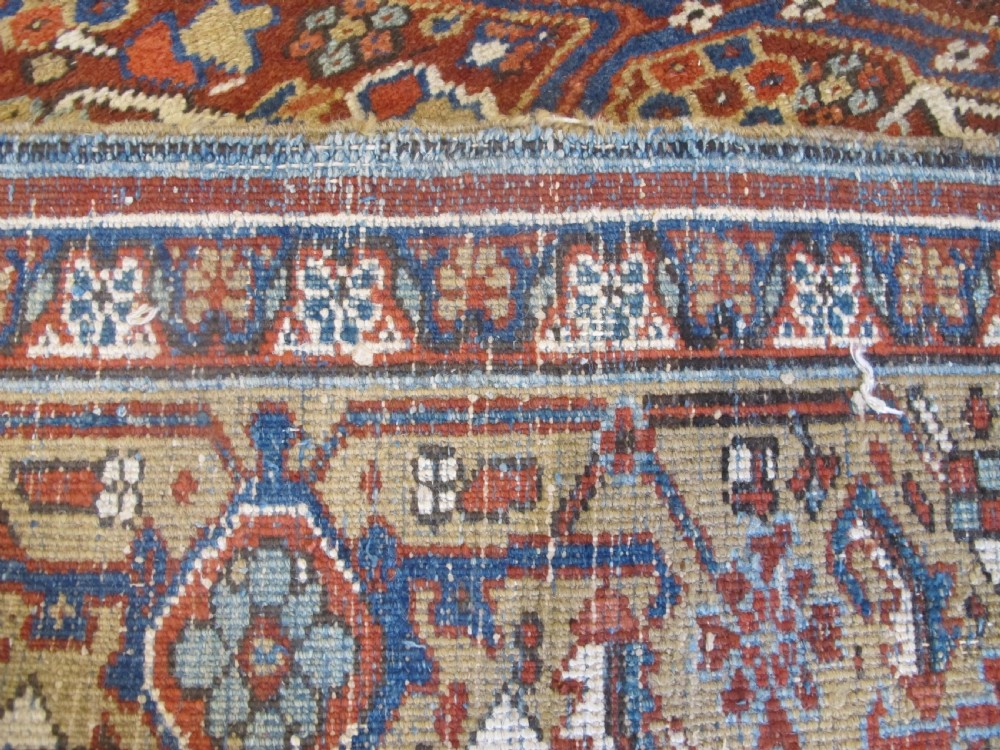 Very Unusual Heriz Carpet, Circa 1890, 3.48m  x2.52m (11'4