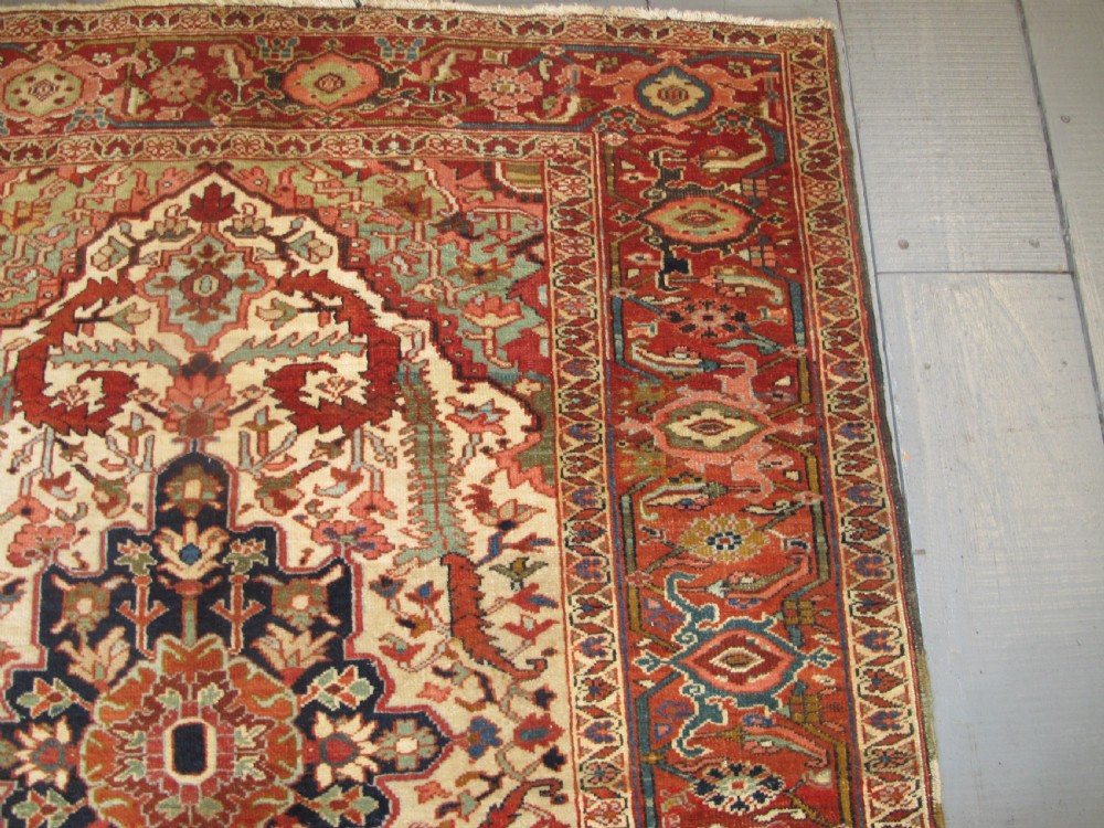 Fine Serapi Rug, Circa 1880, 1.68m x 1.56m View V