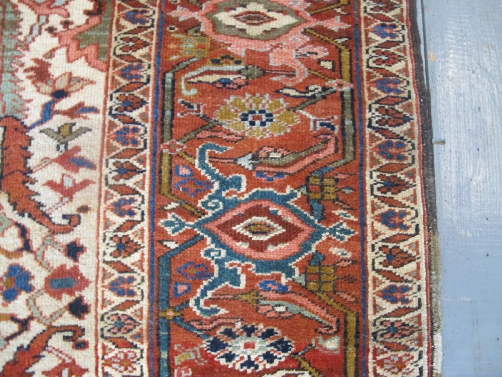 Fine Serapi Rug, Circa 1880, 1.68m x 1.56m View VII