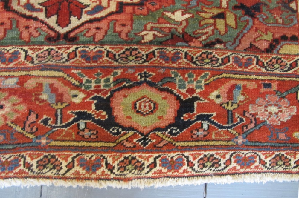Fine Serapi Rug, Circa 1880, 1.68m x 1.56m View XI