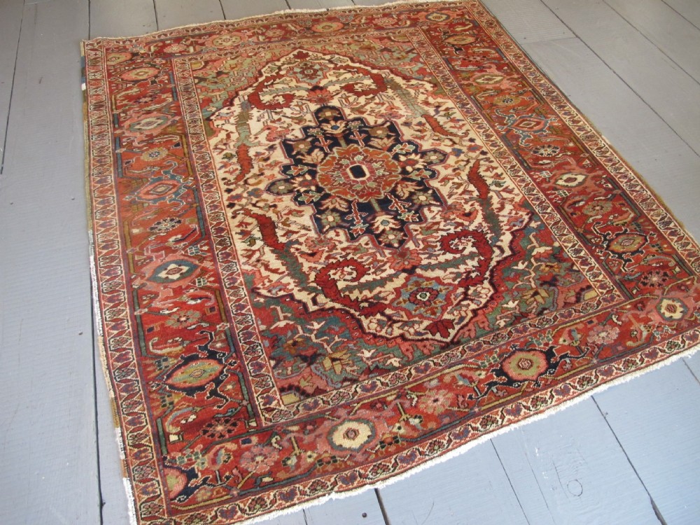 Fine Serapi Rug, Circa 1880, 1.68m x 1.56m View XII