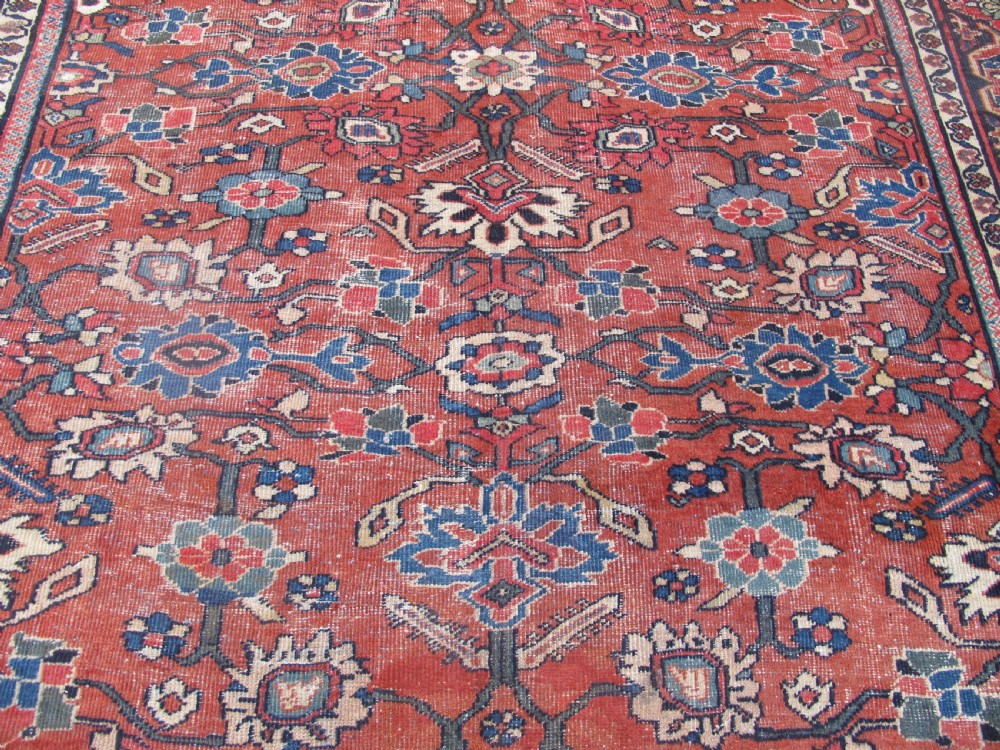 Decorative Mahal Carpet, Circa 1890, 3.40m x 2.30m View V
