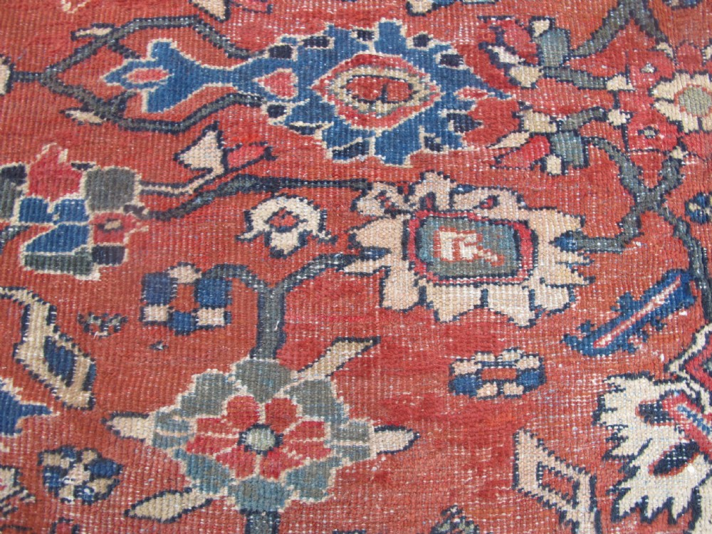 Decorative Mahal Carpet, Circa 1890, 3.40m x 2.30m View VI