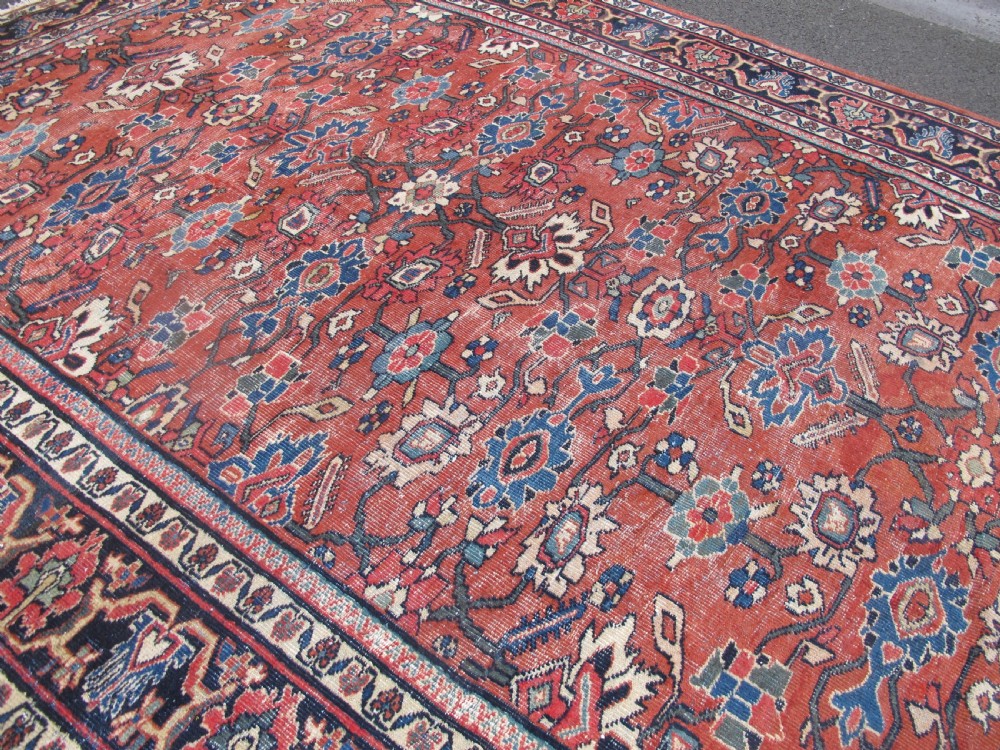 Decorative Mahal Carpet, Circa 1890, 3.40m x 2.30m View XI