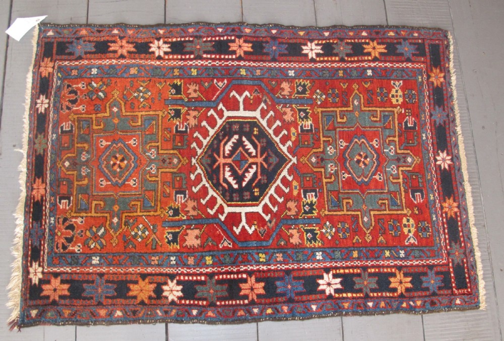 Pretty Karaja Rug, North-West Persia, Circa 1890, 1.37m x 0.93m View X