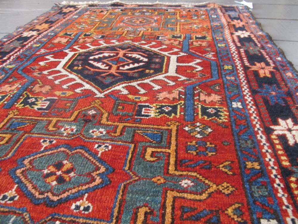 Pretty Karaja Rug, North-West Persia, Circa 1890, 1.37m x 0.93m View XI